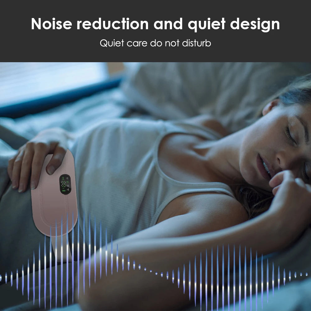 Portable Menstrual Heating Pad Warm Palace Waist Belt Period Cramp Massager Menstrual Heating Pad Dysmenorrhea Relieving Belt